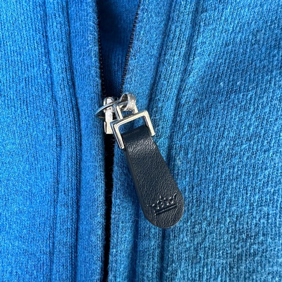 Peter Millar Quarter Zip Sweater - Blue - 100% Cotton - Picture 6 of 7